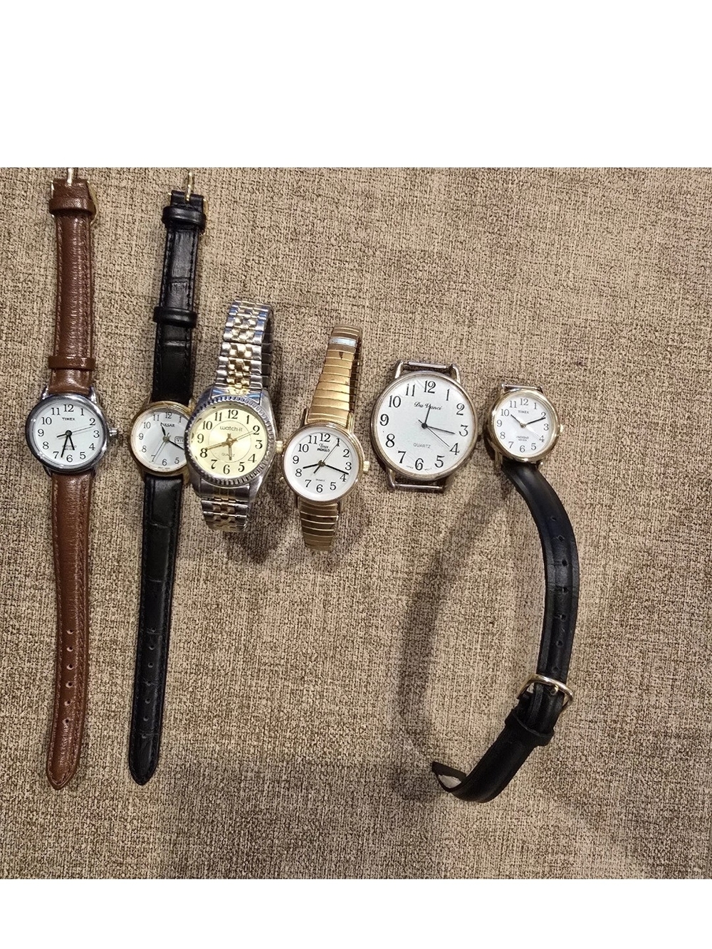 WOMENS WATCHES ASSORTED LOT / 6 TOTAL